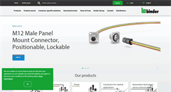 Desktop Screenshot of binder-connector.com